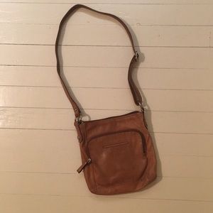 Fossil leather crossbody purse